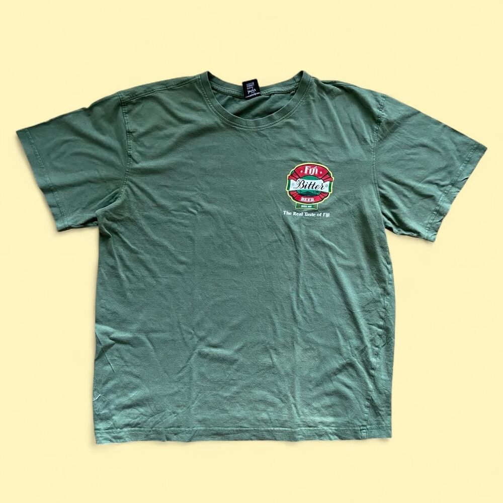 Fiji Bitter Beer Green Graphic T-Shirt Men’s XL